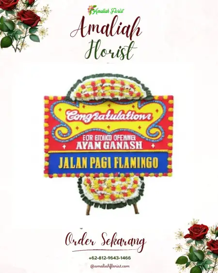 Sewa Papan Bunga Canti